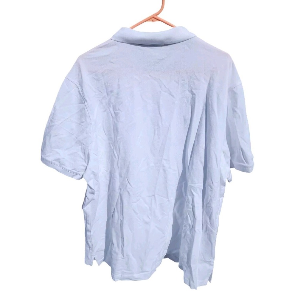 George Men's‎ Pique Polo Shirt Short Sleeve Size 2XL (50-52) Vivid White NEW - Picture 2 of 4